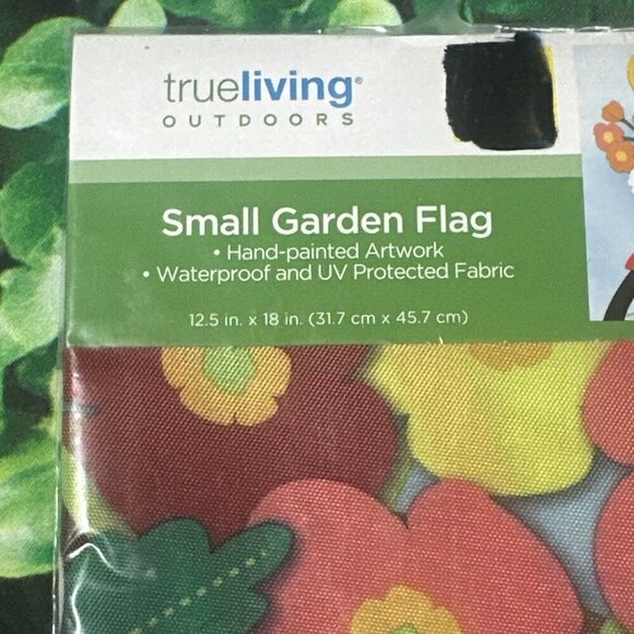TrueLiving Outdoors Small Garden Springtime Bike Welcome Flag 12.5“ x 18“ NEW - Picture 4 of 6